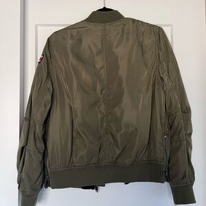 Women’s Vintage Havana Olive Bomber Jacket